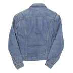 LEE Womens Blue Denim Jacket S Cotton Button Closure Classic Fit Casual Style