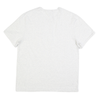 CHAMPION Womens White Graphic T-Shirt L Short Sleeve Crew Neck Cotton Blend