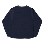 NBA Mens Navy Blue Sweatshirt L Crew Neck Polyester Blend Pullover Basketball