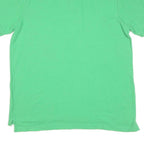 CHAPS Mens Green XL Short Sleeve Plain Polo Shirt Cotton Blend Classic Style
