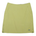 HELLY HANSEN Mens Green A-Line Short Polyester Blend Skirt S Outdoor Casual