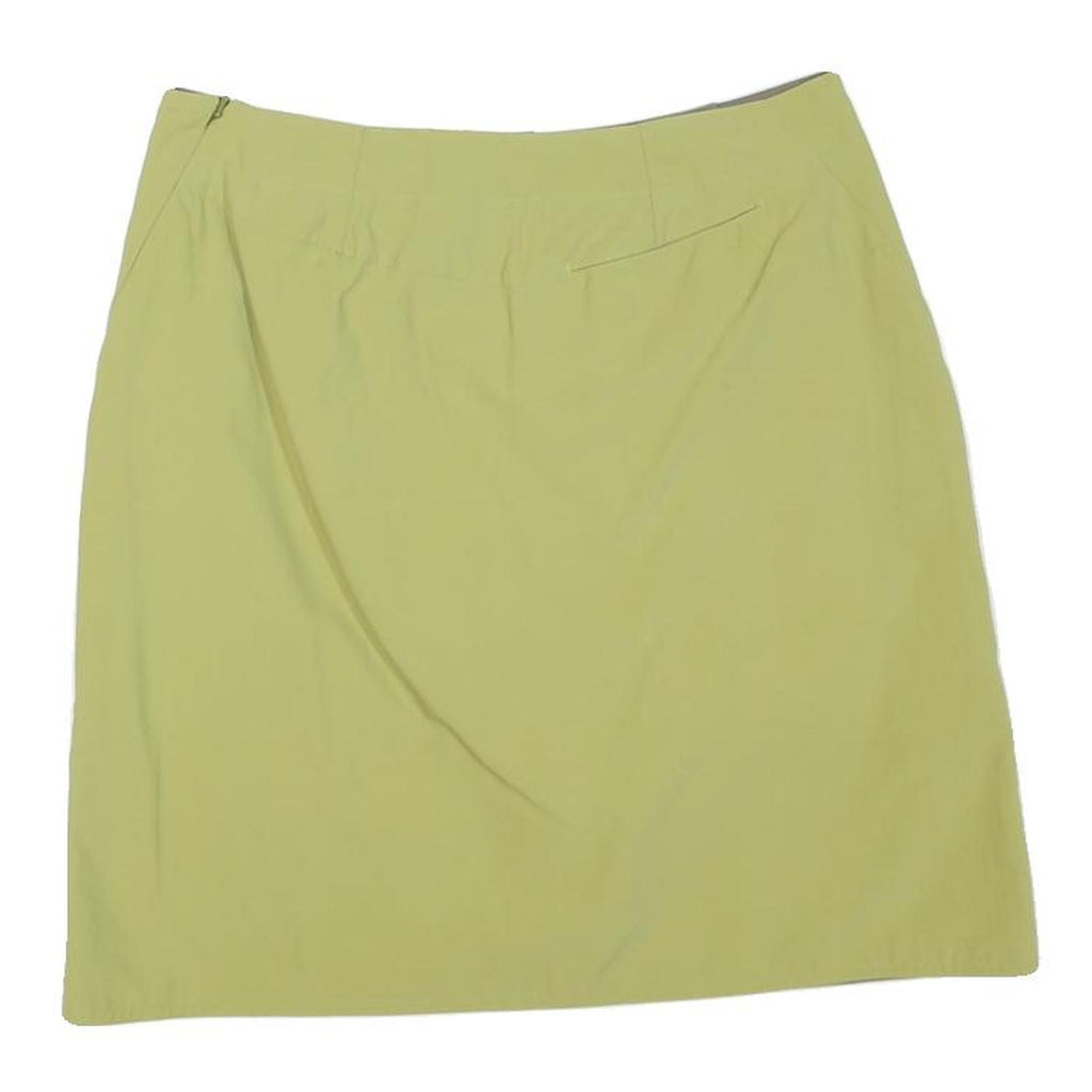 HELLY HANSEN Mens Green A-Line Short Polyester Blend Skirt S Outdoor Casual