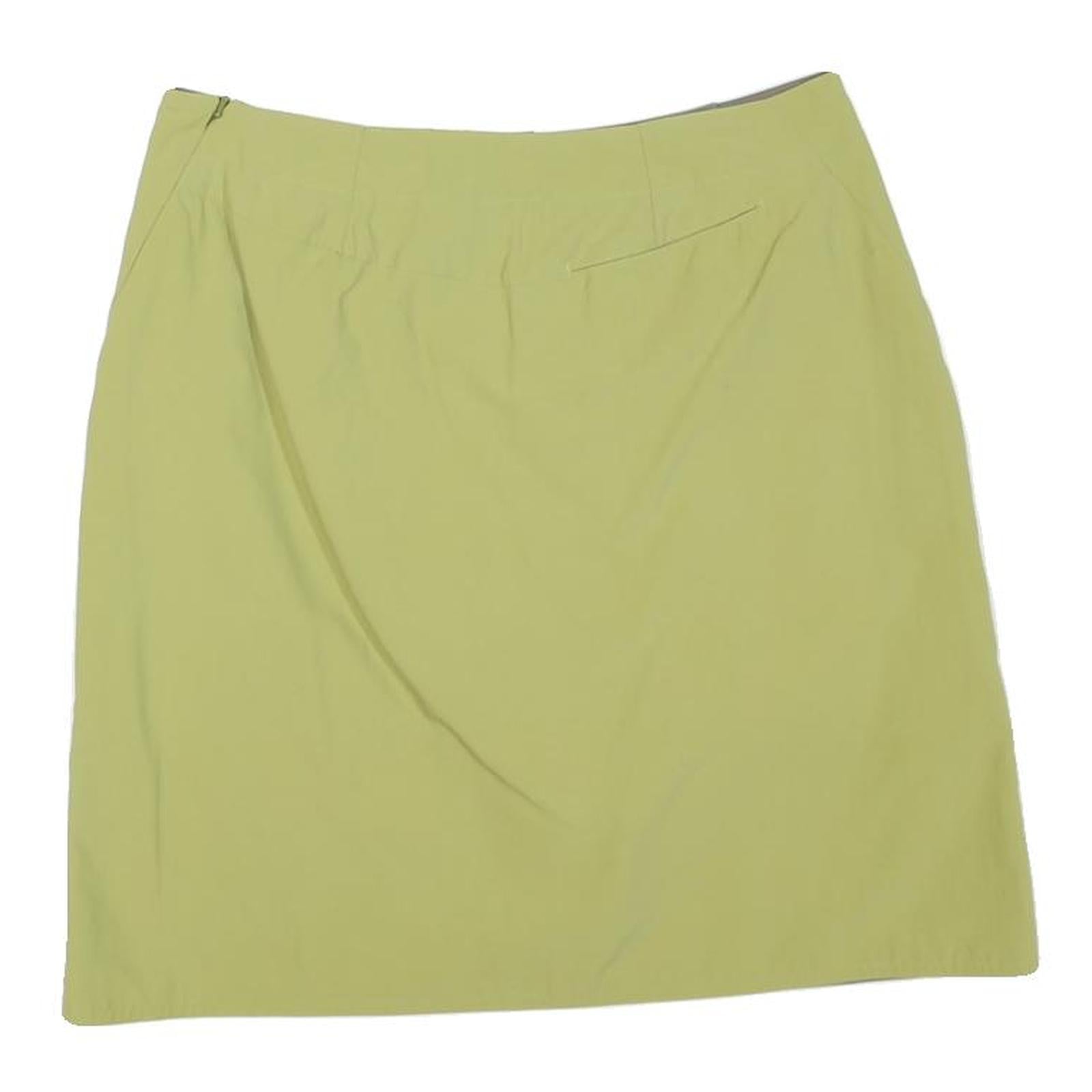 HELLY HANSEN Mens Green A-Line Short Polyester Blend Skirt S Outdoor Casual