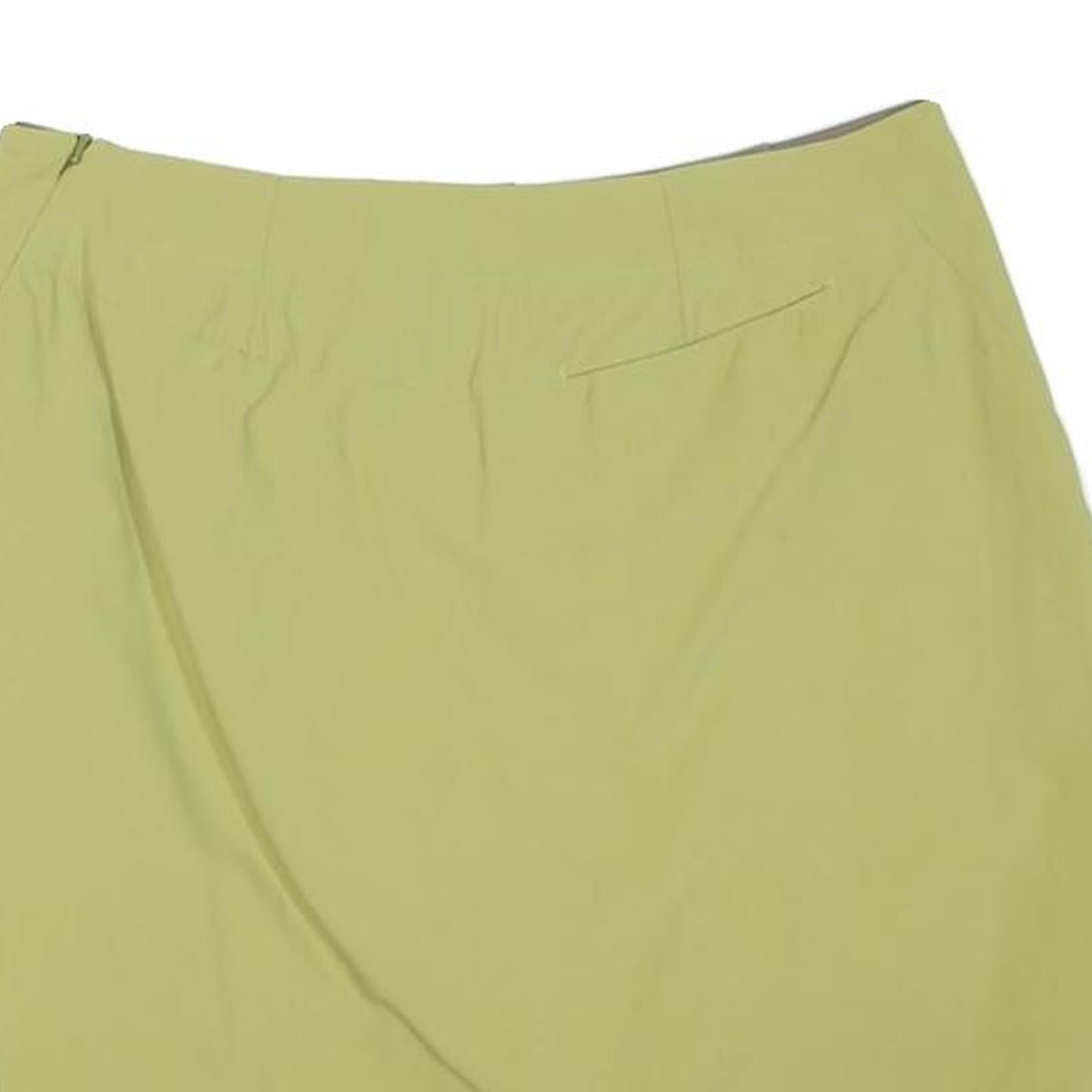 HELLY HANSEN Mens Green A-Line Short Polyester Blend Skirt S Outdoor Casual