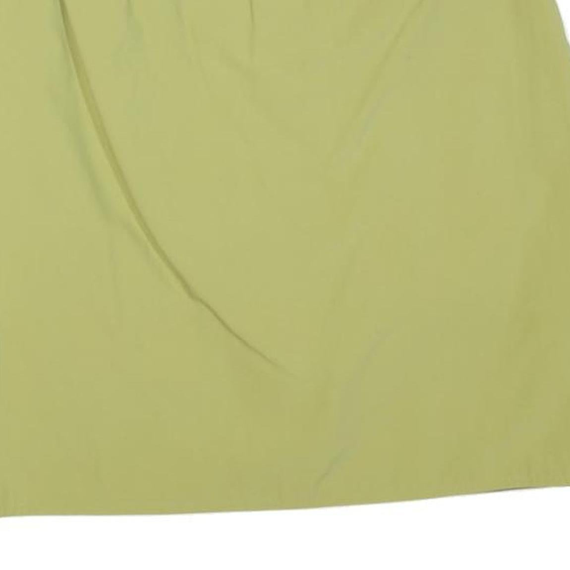 HELLY HANSEN Mens Green A-Line Short Polyester Blend Skirt S Outdoor Casual