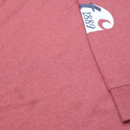 CARHARTT Mens Red Long Sleeve Crew Neck Graphic T-Shirt L Sleeve Print