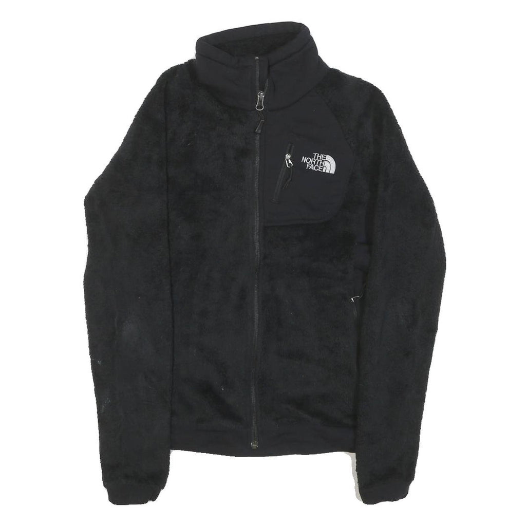 THE NORTH FACE Womens Black Jacket XS Polyester Blend Zip Fleece Casual Outdoor