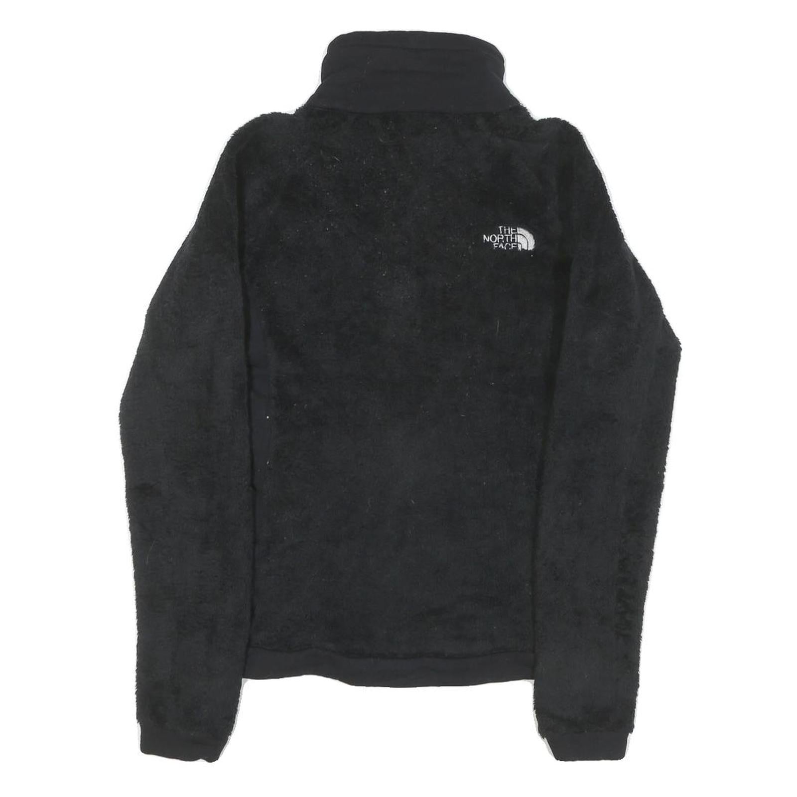 THE NORTH FACE Womens Black Jacket XS Polyester Blend Zip Fleece Casual Outdoor