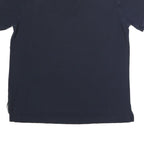 TOMMY HILFIGER Mens Navy Blue Short Sleeve Plain Cotton Polo Shirt XL
