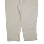 CARHARTT Mens Regular Beige Cotton Blend Zip Trousers W48 L30 Workwear Heavy