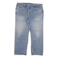 CARHARTT Mens Relaxed Blue Denim Light W40 L30 Cotton Blend Zip Jeans