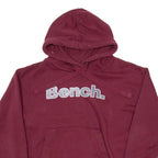 BENCH Womens Maroon Hoodie UK 14