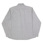 WRANGLER Mens Grey Shirt XL Cotton Blend Classic Button Down Two Pockets