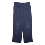 DICKIES 874 Workwear Mens Trousers Blue Regular Straight W32 L30