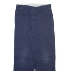 DICKIES 874 Workwear Mens Trousers Blue Regular Straight W32 L30