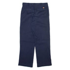 DICKIES 874 Workwear Mens Trousers Blue Regular Straight W32 L30