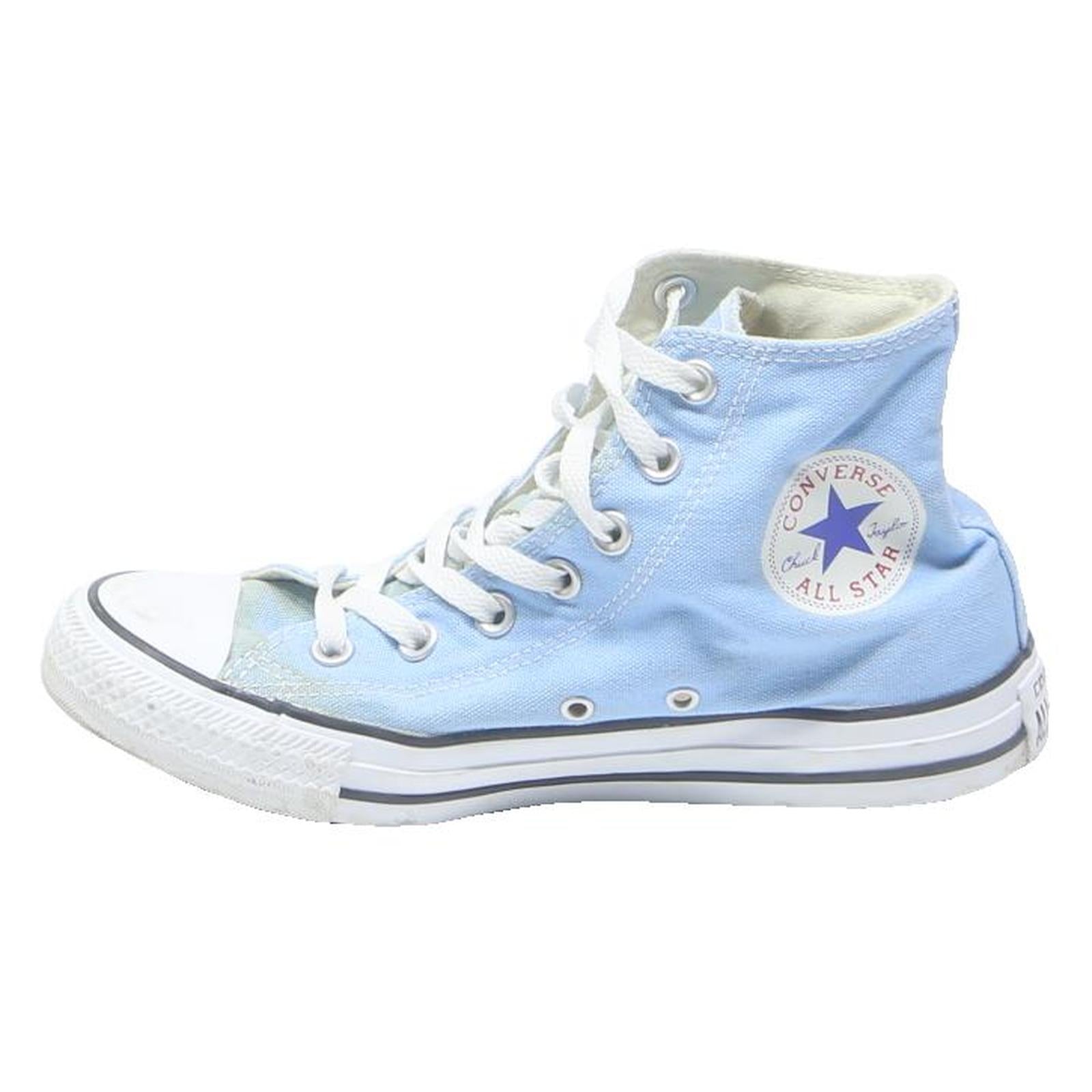 CONVERSE Chuck Taylor All Star Womens High Top Trainers Blue Canvas UK 5.5