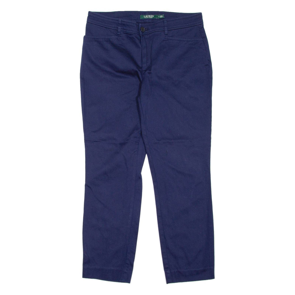 LAUREN RALPH LAUREN Womens Trousers Blue Regular Tapered W30 L26