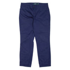 LAUREN RALPH LAUREN Womens Trousers Blue Regular Tapered W30 L26