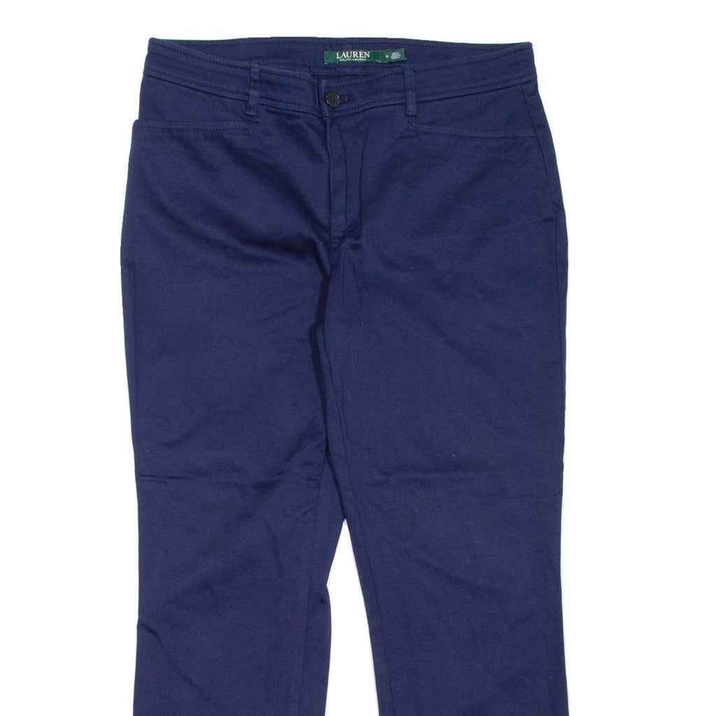 LAUREN RALPH LAUREN Womens Trousers Blue Regular Tapered W30 L26