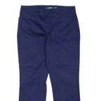 LAUREN RALPH LAUREN Womens Trousers Blue Regular Tapered W30 L26
