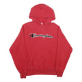 CHAMPION REVERSE WEAVE Mens Red Hoodie M Classic Pullover Cotton Blend