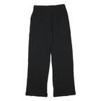 MAX MARA Womens Cotton Blend Black Relaxed Wide-Leg Trousers W26 L28 Elegant