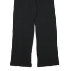 MAX MARA Womens Cotton Blend Black Relaxed Wide-Leg Trousers W26 L28 Elegant