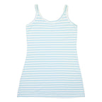 LACOSTE Womens Blue & White Stripe Vest XL Cotton Blend Sleeveless Casual Summer