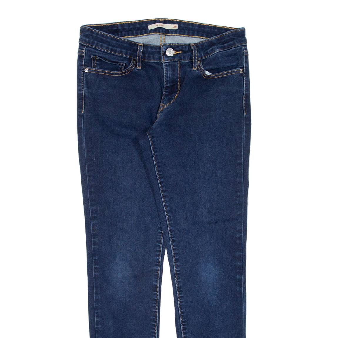 LEVI'S 711 Womens Jeans Blue Slim Skinny W28 L27