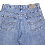 FROCKS Mens Denim Blue Casual Shorts M W30 Classic Fit Zip Closure Pocket Detail