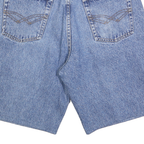FROCKS Mens Denim Blue Casual Shorts M W30 Classic Fit Zip Closure Pocket Detail