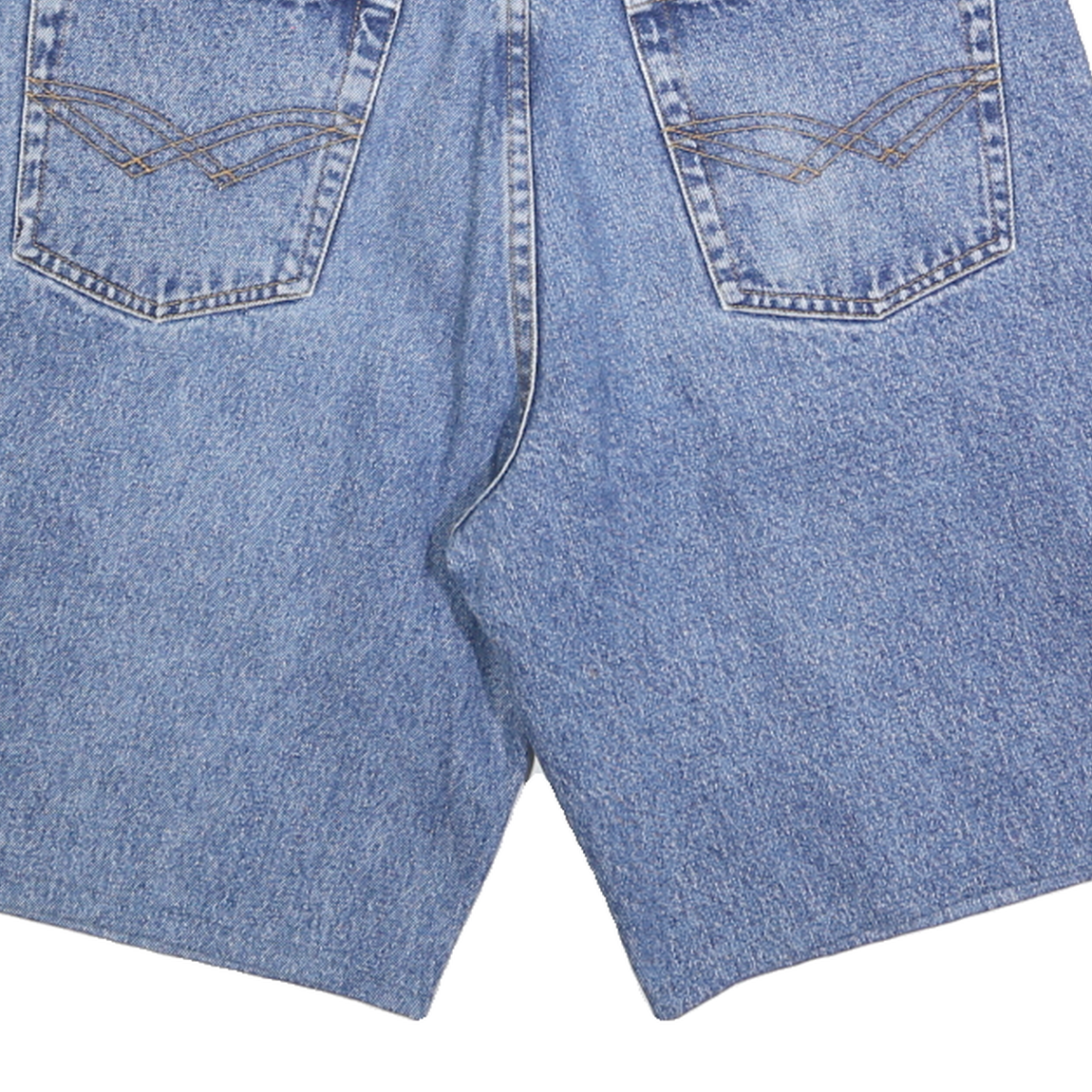 FROCKS Mens Denim Blue Casual Shorts M W30 Classic Fit Zip Closure Pocket Detail