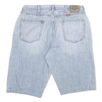 WRANGLER Mens Light Blue Denim Shorts 2XL W34 Classic Cotton Blend Summer