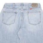 WRANGLER Mens Light Blue Denim Shorts 2XL W34 Classic Cotton Blend Summer