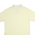 TOMMY HILFIGER Mens Yellow Basic Cotton Polo Shirt XL Short Sleeve Casual