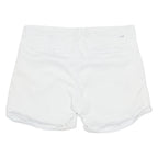LEVI'S Turn Up Womens Chino Shorts White Striped L W36