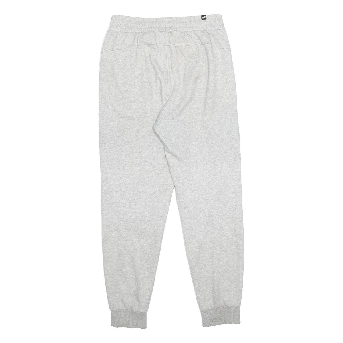 PUMA Mens Joggers Light Grey Cotton Blend Slim Tapered M W28 L29 Casual Wear