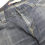 LEVI'S 511 Slim Mens Jeans Blue Slim Straight Denim Medium W33 L29 Zip