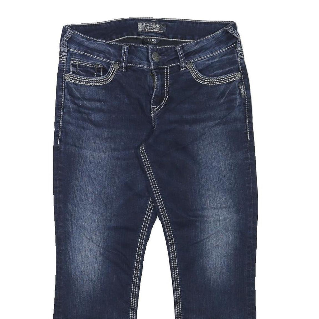 SILVER Womens Jeans Blue Regular Straight Denim Medium W29 L23 Stylish Comfort