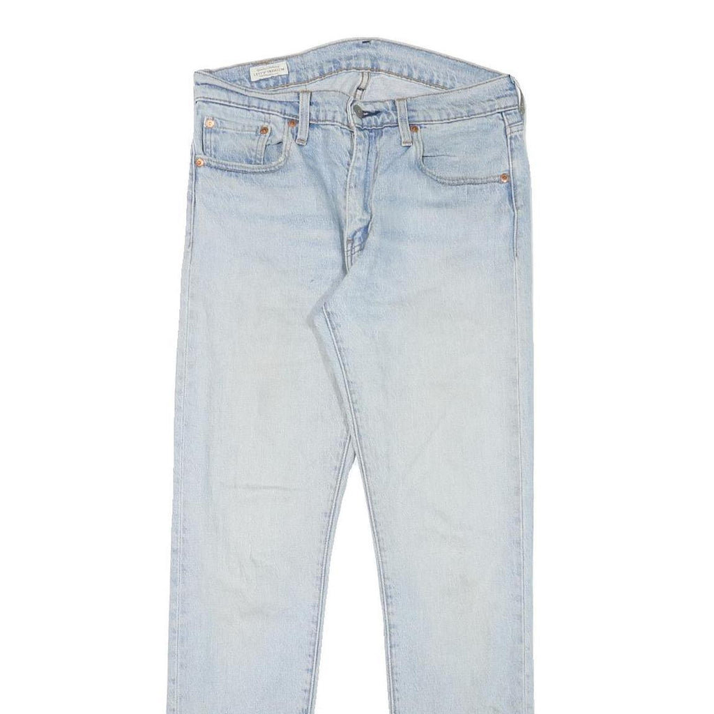 LEVI'S 512 Mens Jeans Blue Slim Skinny Denim Light W29 L30 Classic Zip Fastening