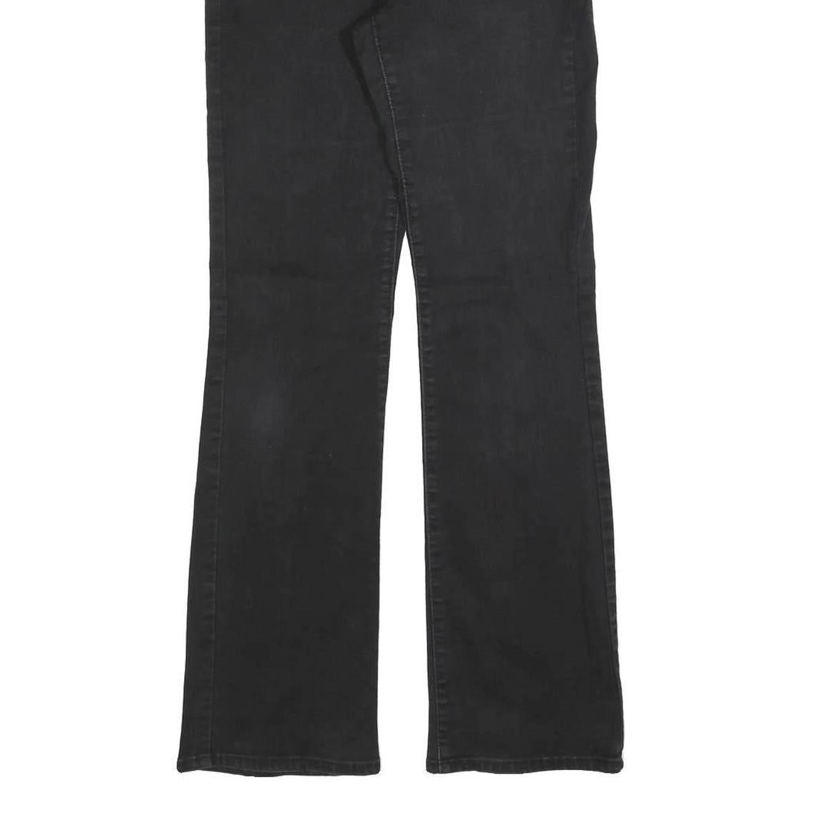 LEVI'S Womens Black Regular Straight Denim Jeans W26 L30 Classic Cotton Blend