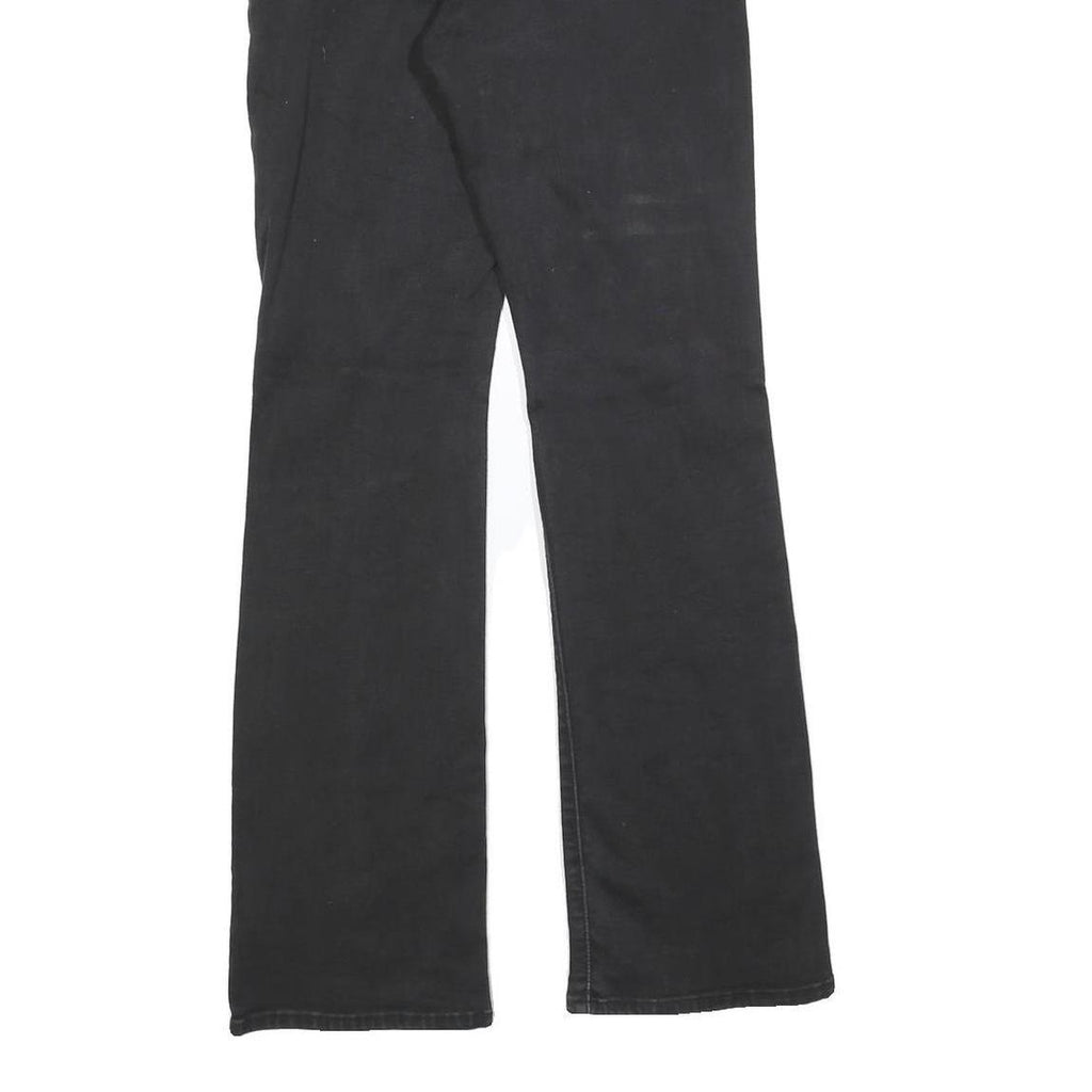 LEVI'S Womens Black Regular Straight Denim Jeans W26 L30 Classic Cotton Blend