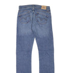 LEVI'S Womens Jeans Blue Regular Straight Denim Medium W28 L32 Classic Fit Zip