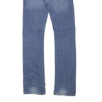 LEVI'S Womens Jeans Blue Regular Straight Denim Medium W28 L32 Classic Fit Zip