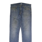CARHARTT WIP Womens Jeans Blue Slim Straight Denim Medium W35 L32 Classic Style