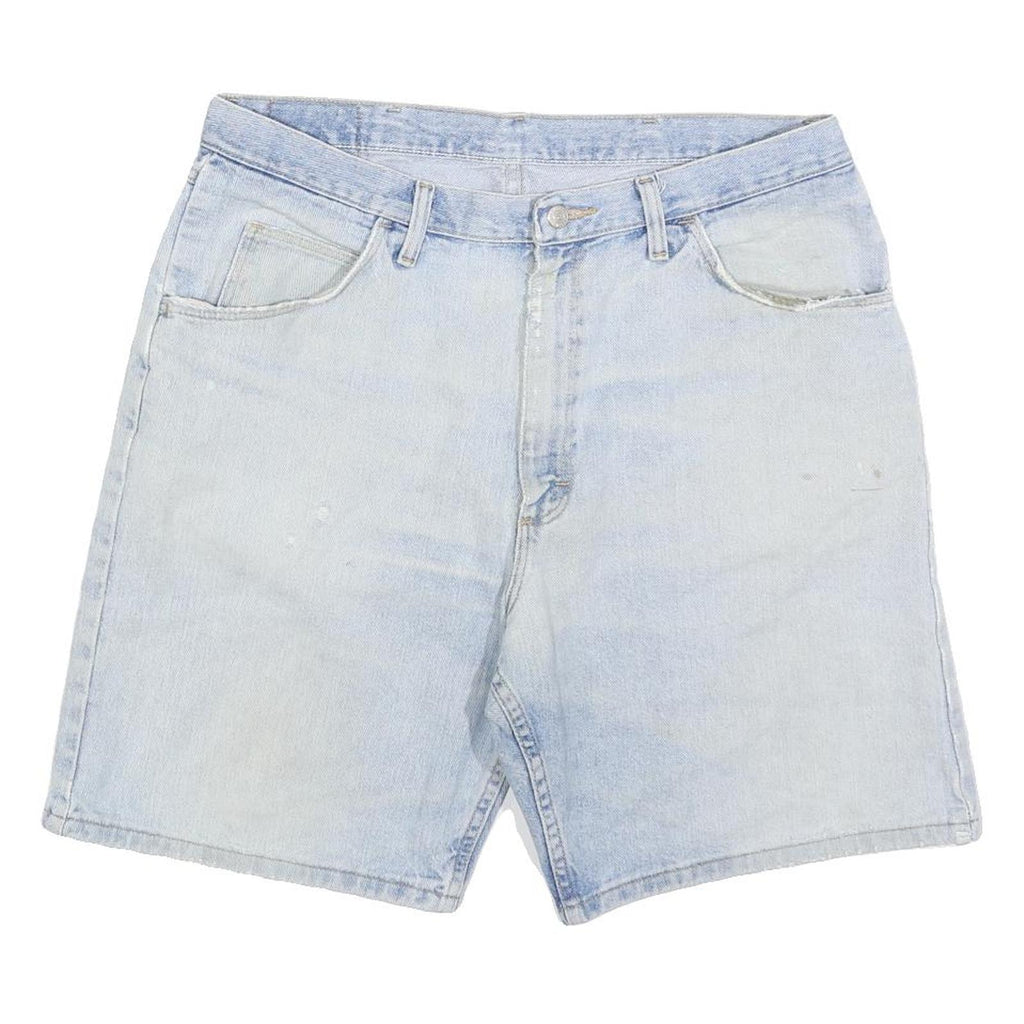 WRANGLER Mens Denim Blue Casual Shorts L W36 Cotton Blend Classic Fit