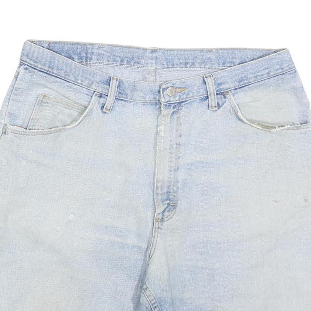 WRANGLER Mens Denim Blue Casual Shorts L W36 Cotton Blend Classic Fit