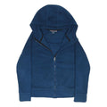 TOMMY HILFIGER Womens Blue Hoodie Jacket M Polyester Blend Zip Casual Sweatshirt