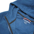TOMMY HILFIGER Womens Blue Hoodie Jacket M Polyester Blend Zip Casual Sweatshirt